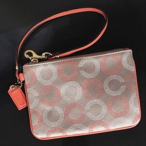 COACH Ashley Dot Op Art Small Wristlet